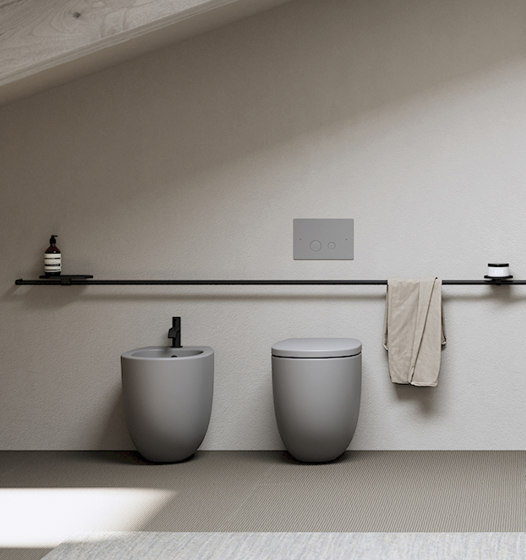 Milk - Rimless floor-mounted toilet | WC | NIC Design