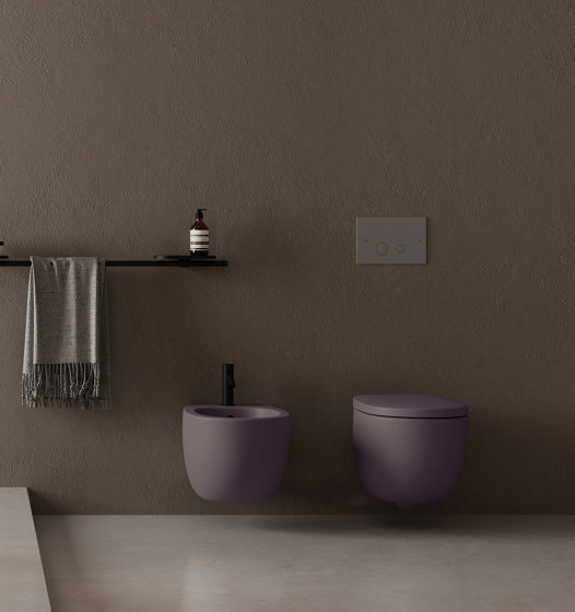 Milk - Rimless wall-hung toilet | WC | NIC Design