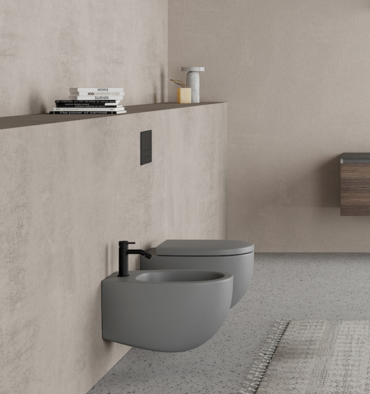 Milk - Rimless wall-hung toilet | WC | NIC Design