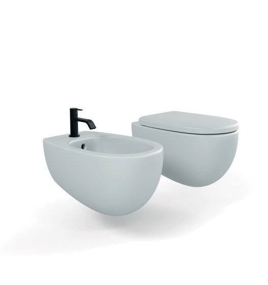 Milk - Rimless wall-hung toilet | WC | NIC Design