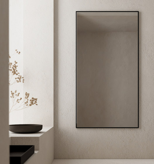 Outline - rectangular framed mirror | Bath mirrors | NIC Design