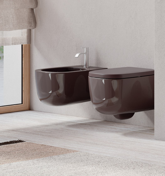 Ovvio - Rimless wall-hung toilet | WC | NIC Design