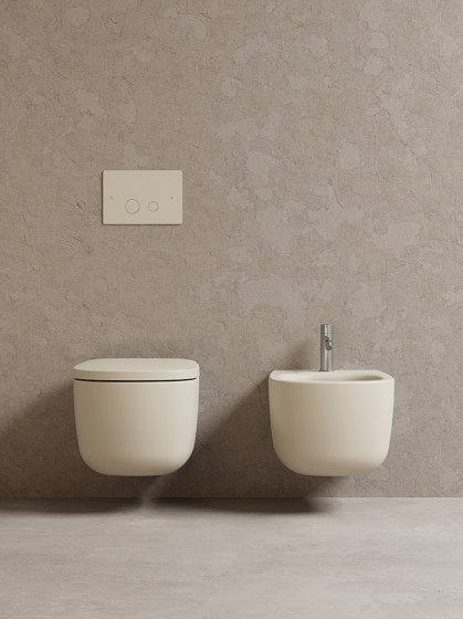 Ovvio - Rimless wall-hung toilet | WC | NIC Design