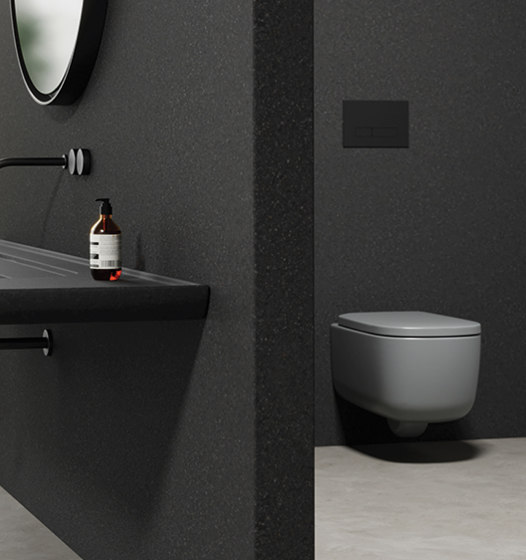 Ovvio - Rimless wall-hung toilet | WC | NIC Design