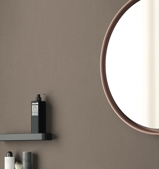 Parentesi - specchio tondo in ceramica | Specchi da bagno | NIC Design