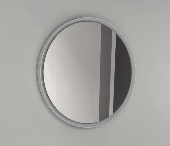 Parentesi - round mirror with ceramic frame | Bath mirrors | NIC Design