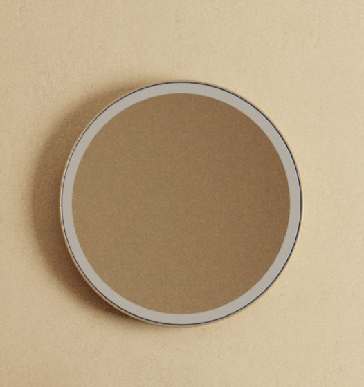 Pastille - becklit LED light round mirror with teel frame. | Espejos de baño | NIC Design