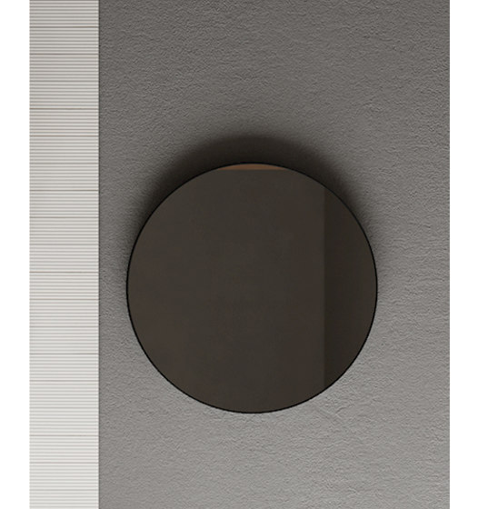 Pastille - steel frame round mirror | Miroirs de bain | NIC Design