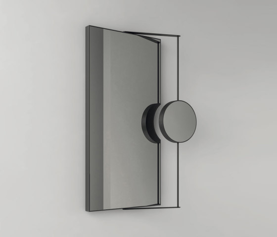 Ray - rectangular mirror with magnifying | Espejos de baño | NIC Design