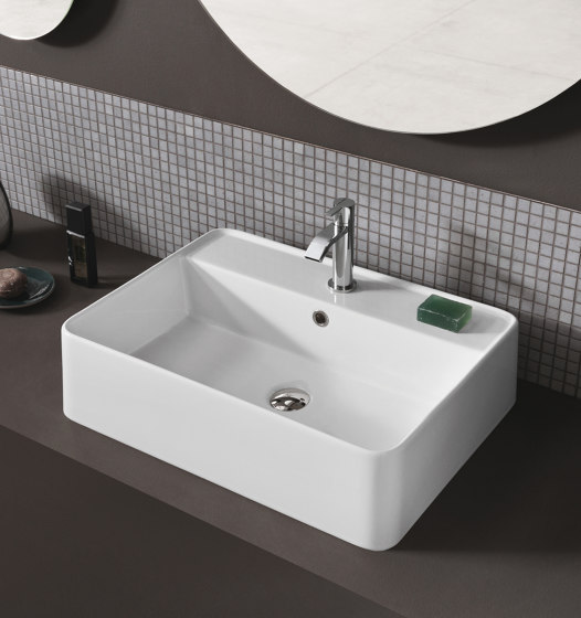 Semplice retangolare con foro rubinetto - Lavabo | Lavabi | NIC Design