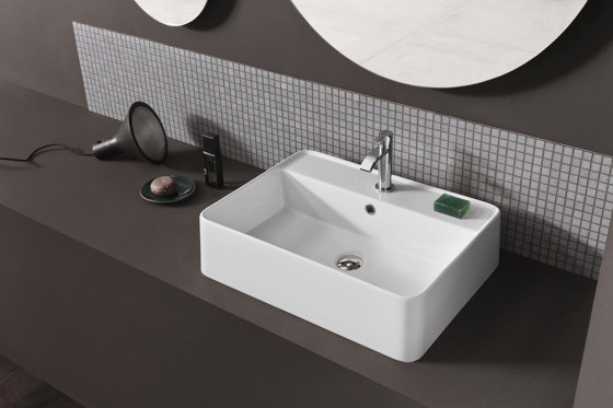 Semplice retangolare con foro rubinetto - Lavabo | Lavabi | NIC Design