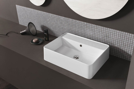 Semplice retangolare senza foro rubinetto - Lavabo | Lavabi | NIC Design