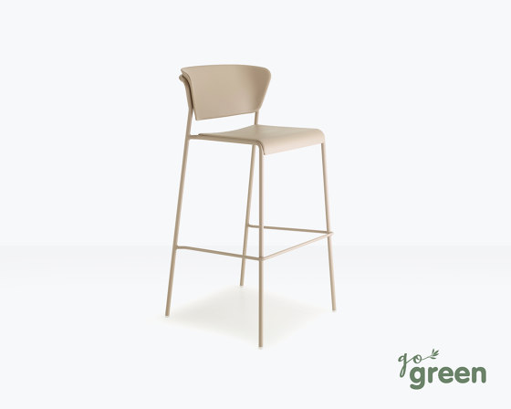 Lisa technopolymer Go Green barstool | Bar stools | SCAB Design