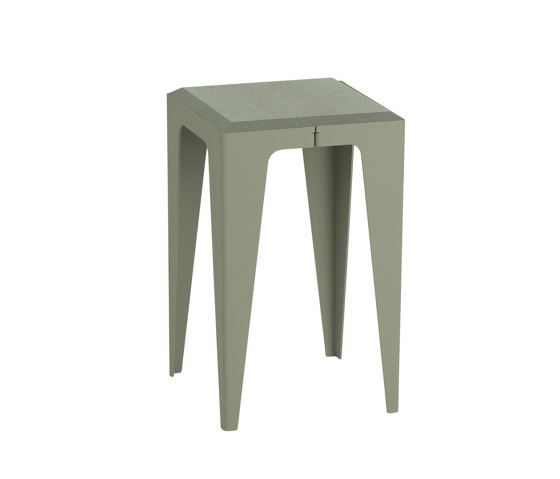 |chamfer| Stool Lavender-Leaf-Green | Side tables | WYE