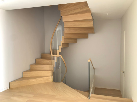 Zig Zag helical | Staircase systems | Siller Treppen