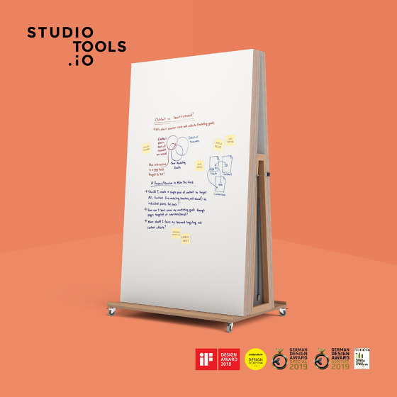 Trolley – Transportables Whiteboard-Lager | Wagen | Studiotools