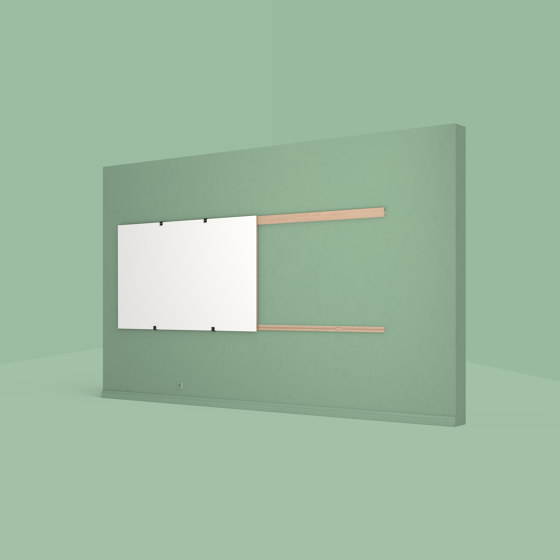 Wall Rails – Whiteboard Wall Mount | Chevalets de conférence / tableaux | Studiotools