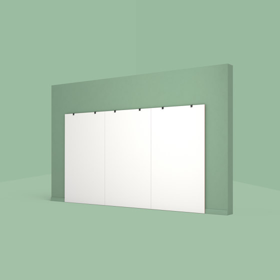 Wall Rails – Whiteboard Wall Mount | Chevalets de conférence / tableaux | Studiotools