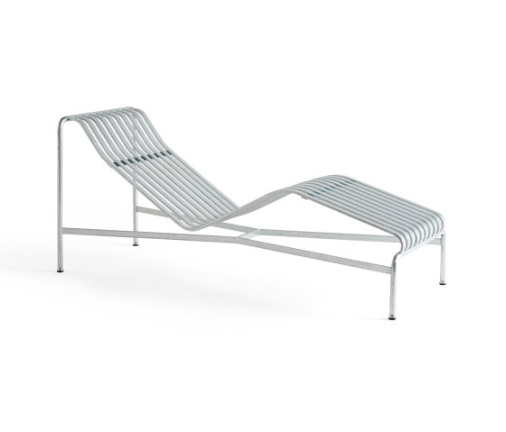 Palissade Chaise Longue Hot Galvanised | Sun loungers | HAY