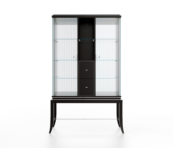 Relief | Showcase - Black mat lacquer | Display cabinets | ITALIANELEMENTS