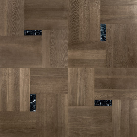Design Panels | Segreti Ca' Corner with marble inserts | Wood flooring | Foglie d’Oro