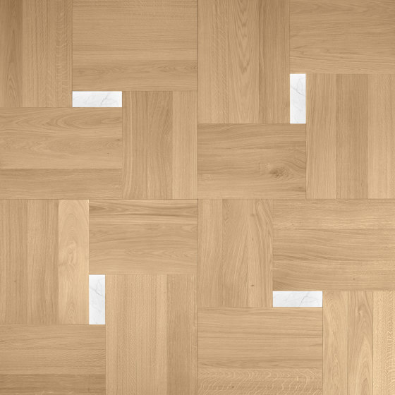 Design Panels | Segreti Ca' Donà with marble insert | Wood flooring | Foglie d’Oro