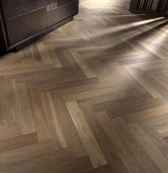 Herringbone 90° floor | Ca' Polo | Wood flooring | Foglie d’Oro