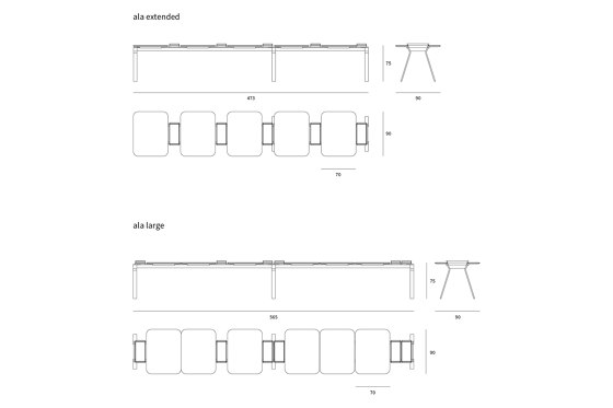 Ala modular table | Panche | Nunc