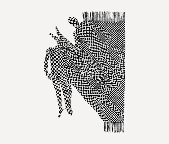 Collaborations (Select) | Black and white people pattern | Alfombras / Alfombras de diseño | Henzel Studio