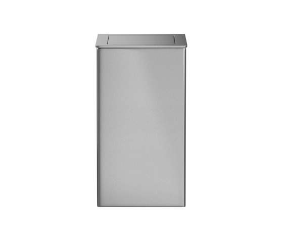 Edelstahlbehälter 50L wandmontage oder tischplatte, mit einführungsklappe | Bad Abfallbehälter | Duten