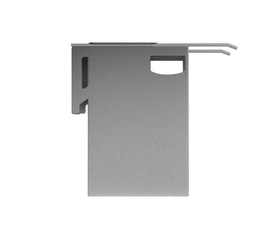 Poubelle tiroir inox 40L pour installation sous lavabo | Poubelles de salle de bain | Duten