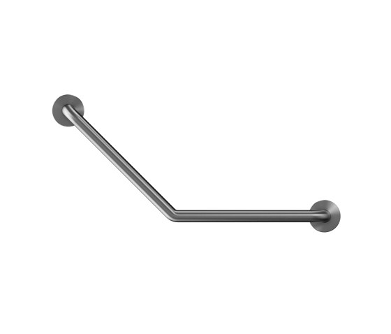 Stainless steel 135° curved grab rail Ø32mm, 2 point fixation | Grab rails | Duten