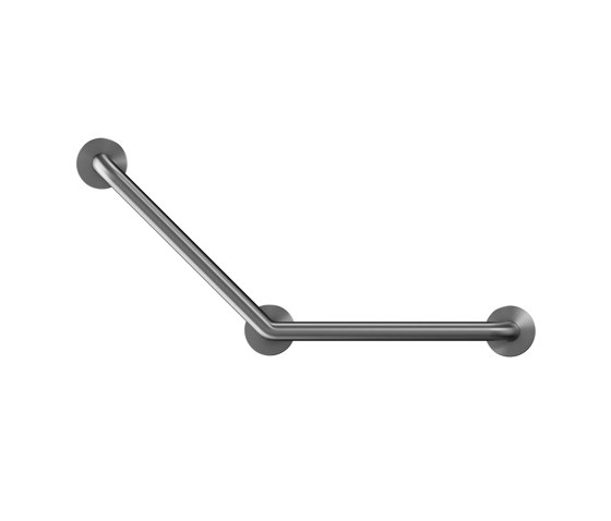 Stainless steel 135° curved grab rail, 3 point fixation | Grab rails | Duten
