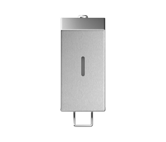 Stainless steel wall mounted liquid soap dispenser, 650ml capacity | Portasapone liquido | Duten