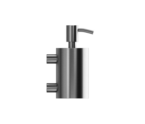 Stainless steel wall mounted liquid soap dispenser, 400ml capacity by Duten | Soap dispensers