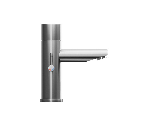 Touch-free sensor tap with temperature adjustment lever, spout 135mm | Wash basin taps | Duten