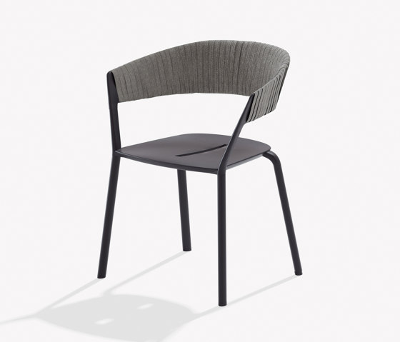 Ria dining armchair with partially woven rope | Chairs | Fast