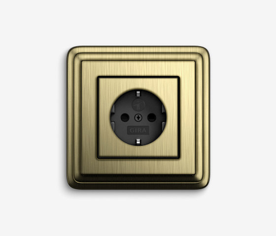 ClassiX | Socket outlet Bronze | Schuko sockets | Gira