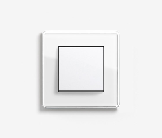 Esprit Glass | Switch Glass C white | Push-button switches | Gira