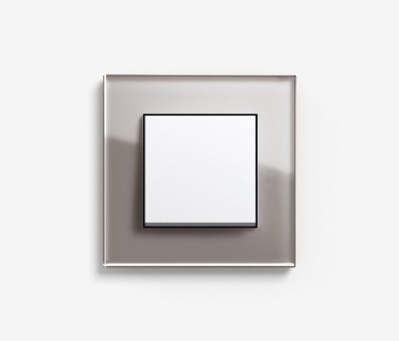 Esprit Glass | Switch Glass umber | Push-button switches | Gira