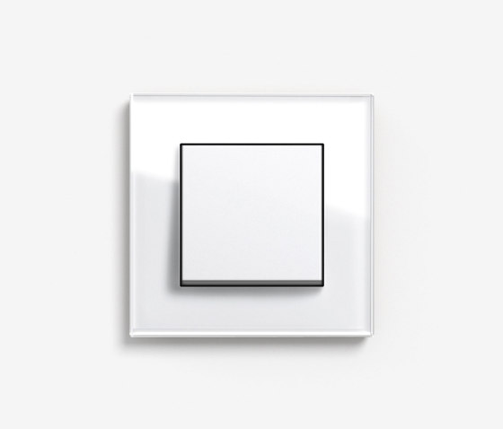 Esprit Glass | Switch Glass white | Interrupteurs à bouton poussoir | Gira