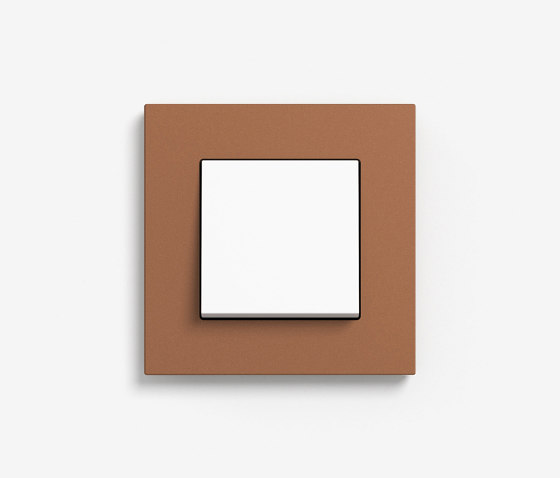 Esprit Linoleum-Plywood | Switch Light brown | Push-button switches | Gira