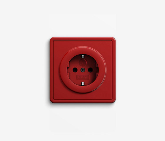 S-Color | Socket outlet Red | Enchufes Schuko | Gira