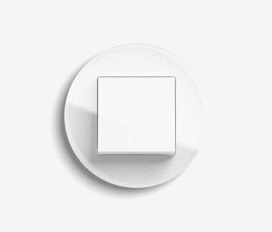 Studio | Switch Glass white | Push-button switches | Gira