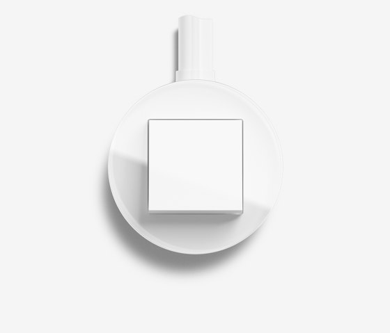 Studio | Switch Glass white, surface-mounted | interuttori pulsante | Gira