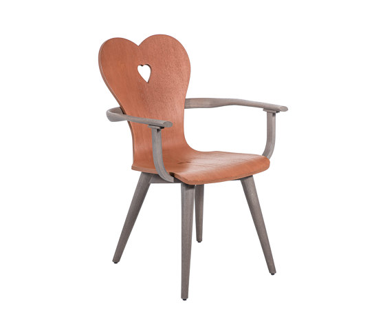 Alpenblick | Armchair Alpenblick Oldgrey/Terracotta | Chairs | MBM