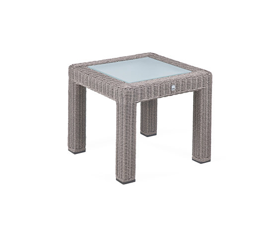 Bellini | End Table Bellini Koala 50X50 With Glass Top | Tables d'appoint | MBM
