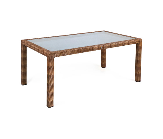 Bellini | Table Bellini Tobacco 90X160 With Glass Top | Mesas comedor | MBM