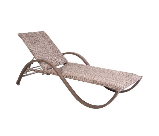 Bow | Lounger Bow Twist Oyster / Stone Grey | Sun loungers | MBM