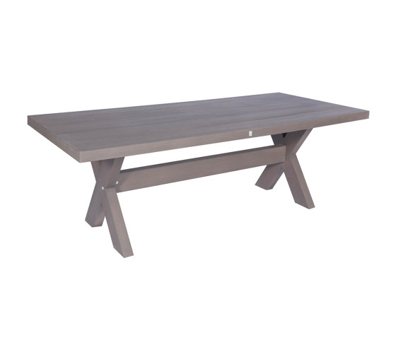 Crossleg | Table Crossleg 220X100 Stone Grey | Dining tables | MBM